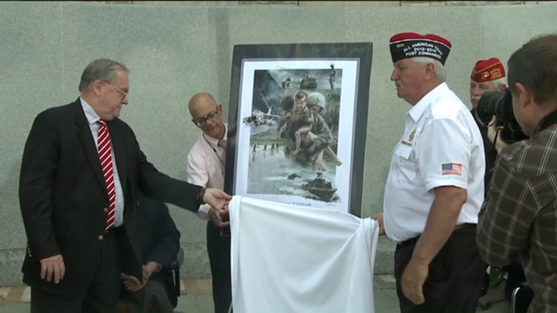 Vietnam Memorial Art Unveiled