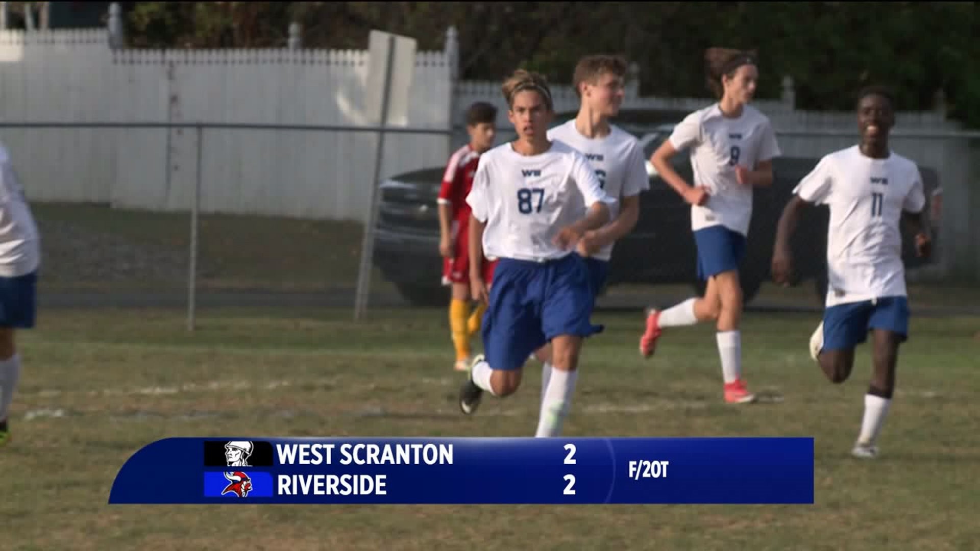 West Scranton, Riverside Tie 2-2 in 2OT in Boys Soccer