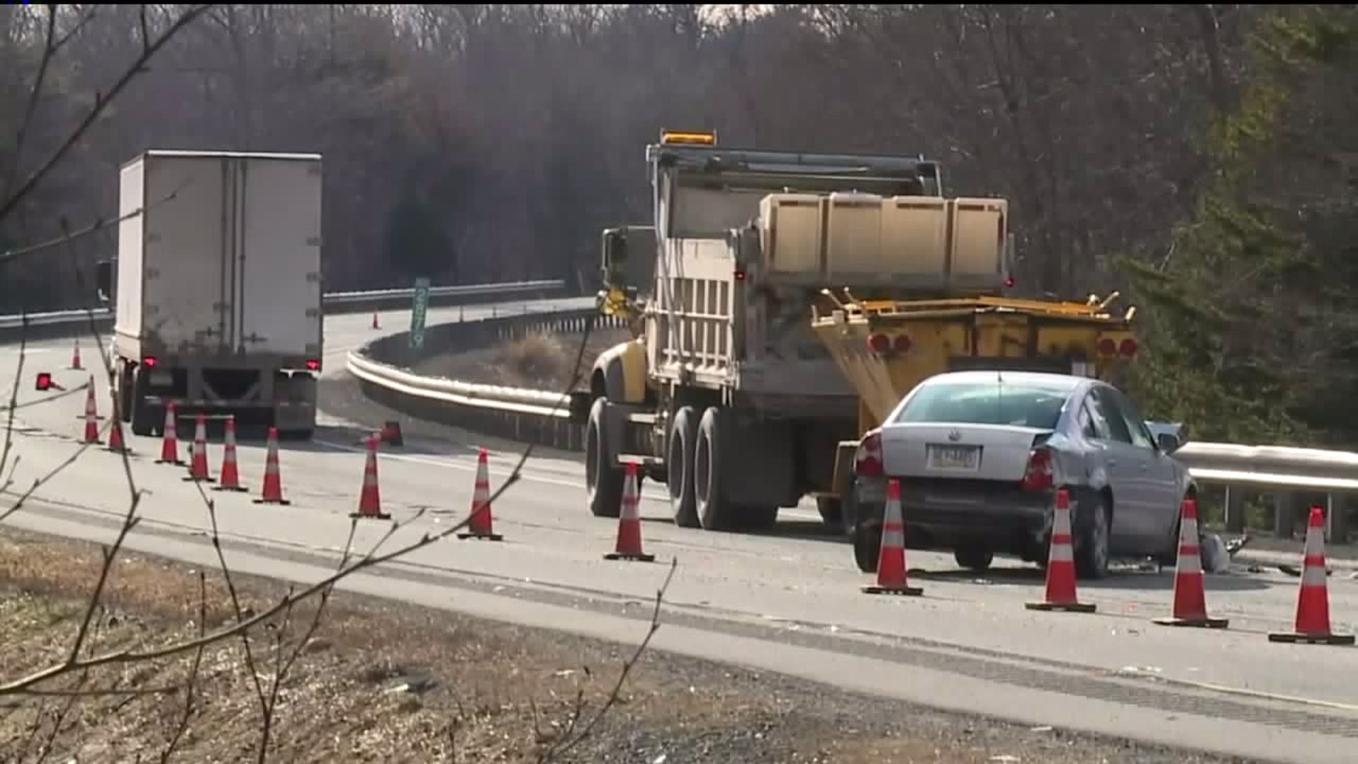 PennDOT Workers Hit in Work Zone on I-80