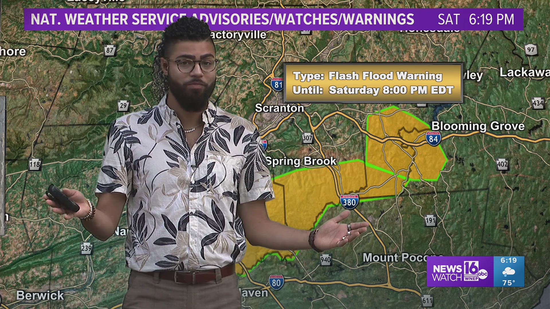 The torrential rain risk renews for Sunday afternoon and evening.
