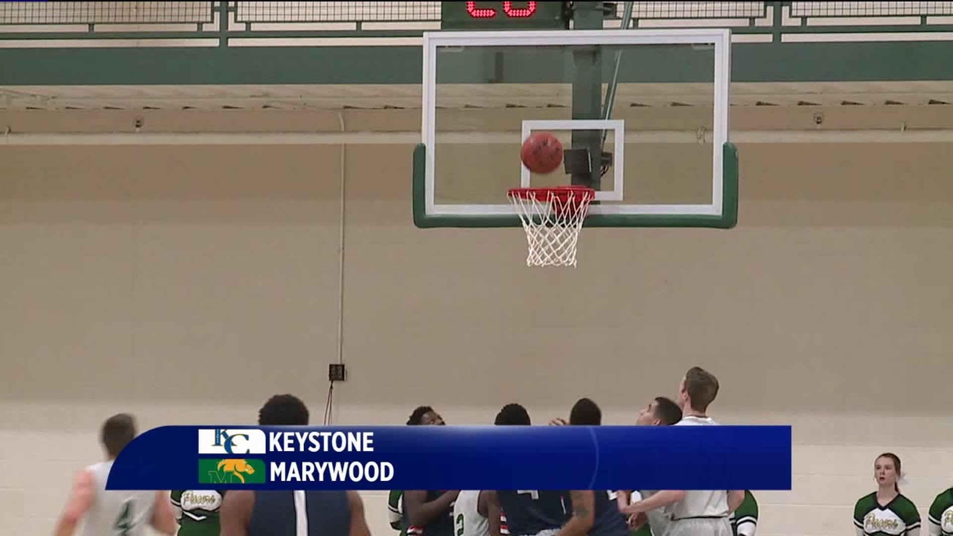 Keystone vs Marywood mens basketball