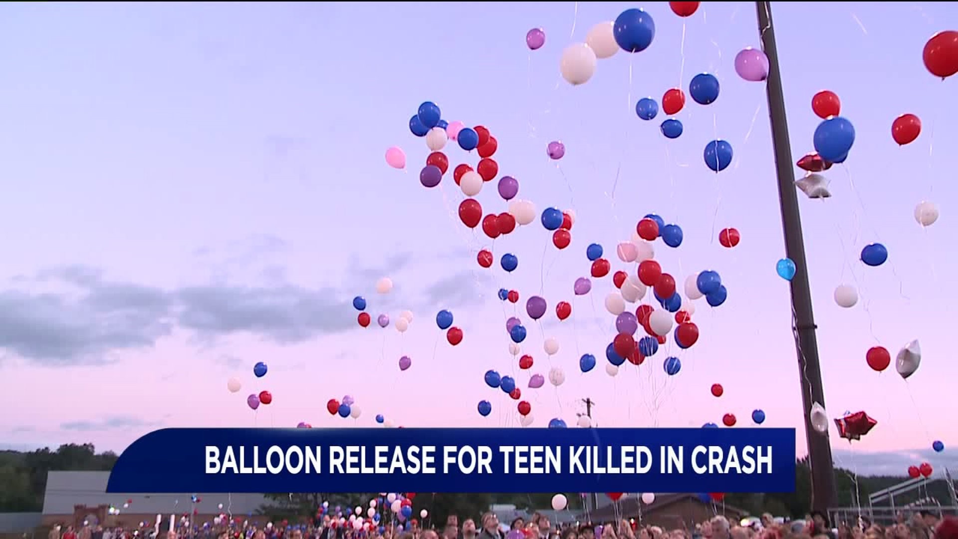 Balloon Release Held before Carbondale Area`s Homecoming Game for Teen Killed in Crash