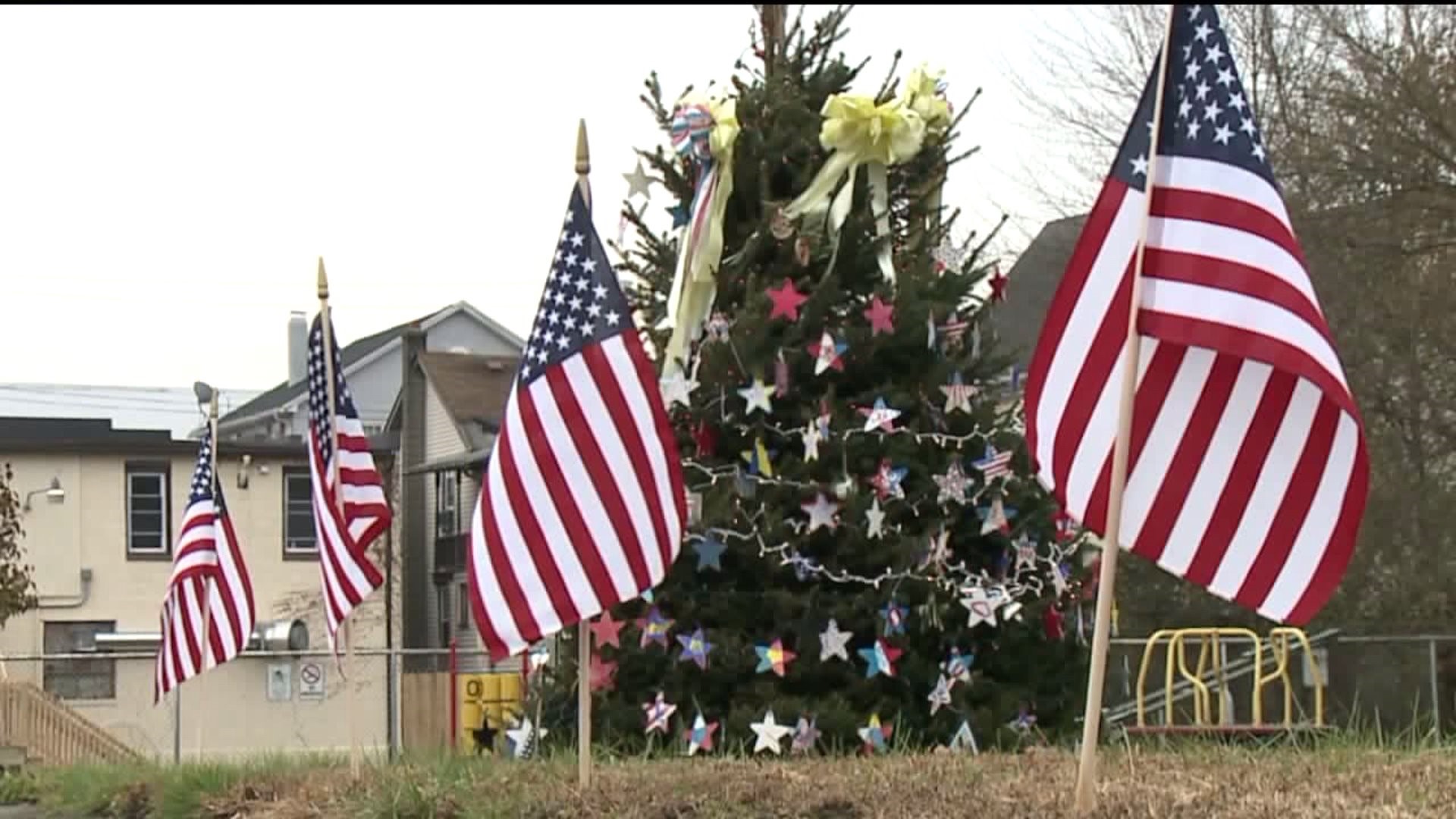 Warrior Tree Honors Those Serving Who Won't Be Home for Holidays