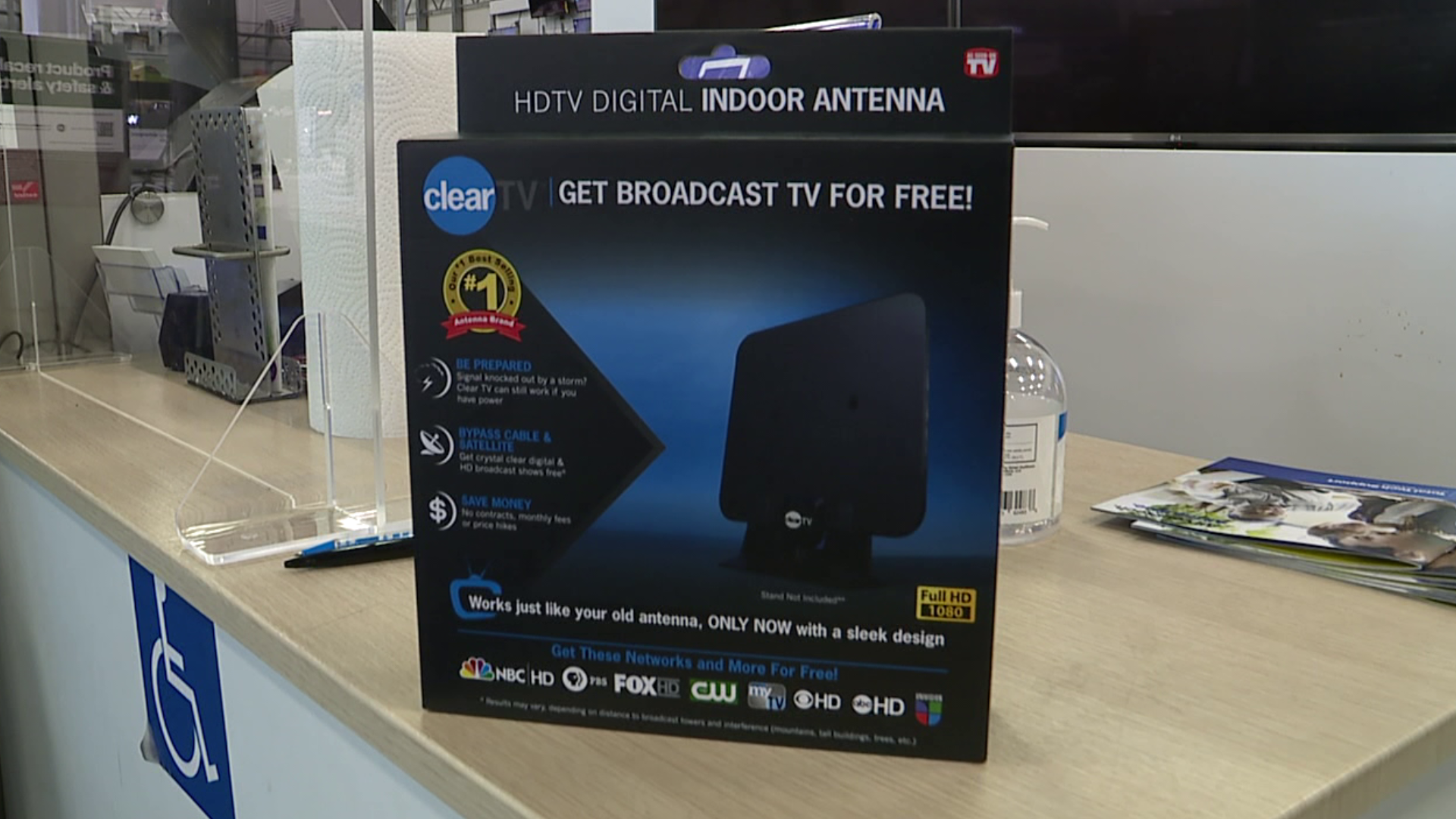 The maker claims you can watch hundreds of free HD & Digital TV Channels for free!