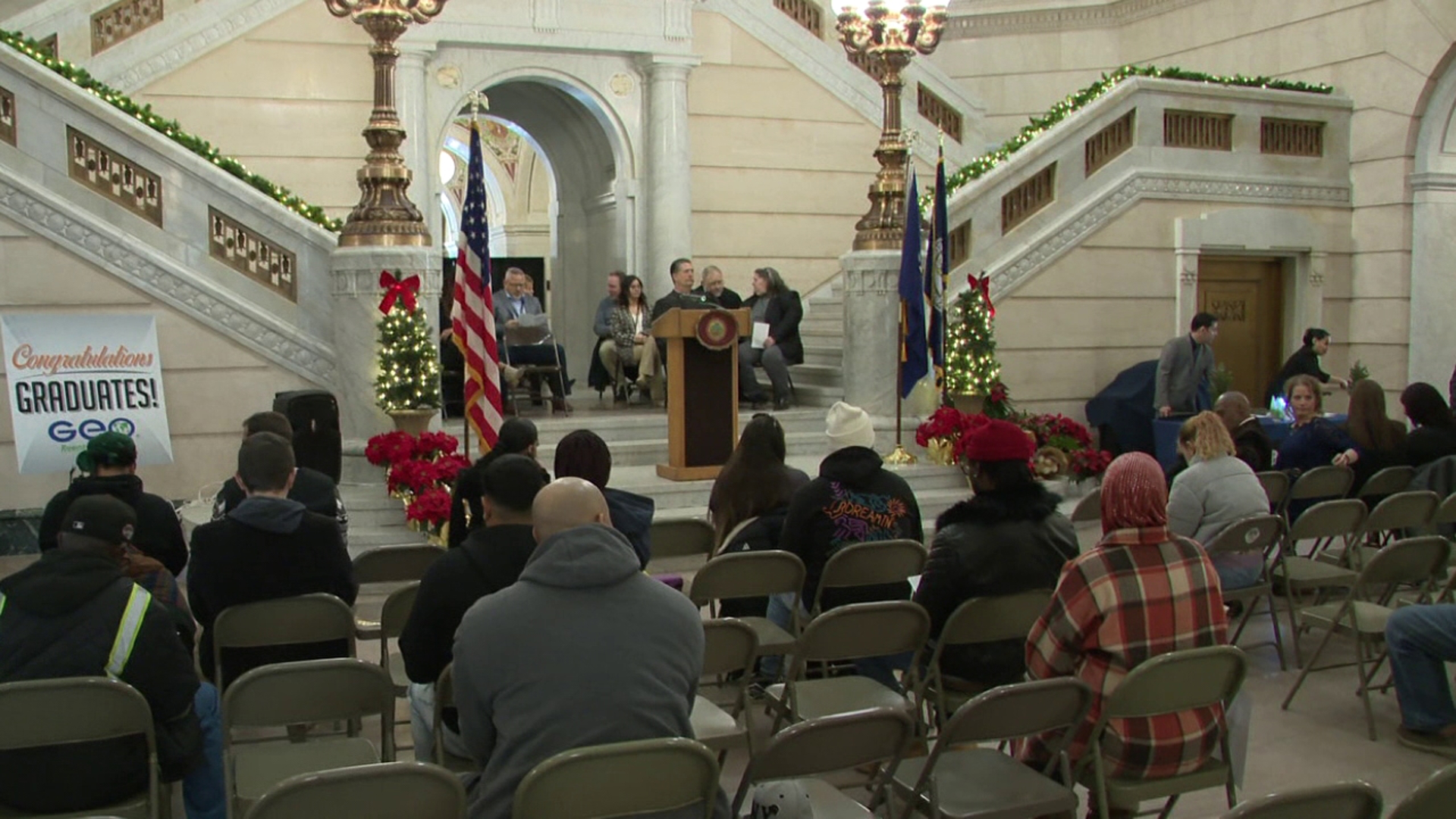 Courthouse Entries Graduates celebrate re-entry success at Luzerne County Courthouse ...