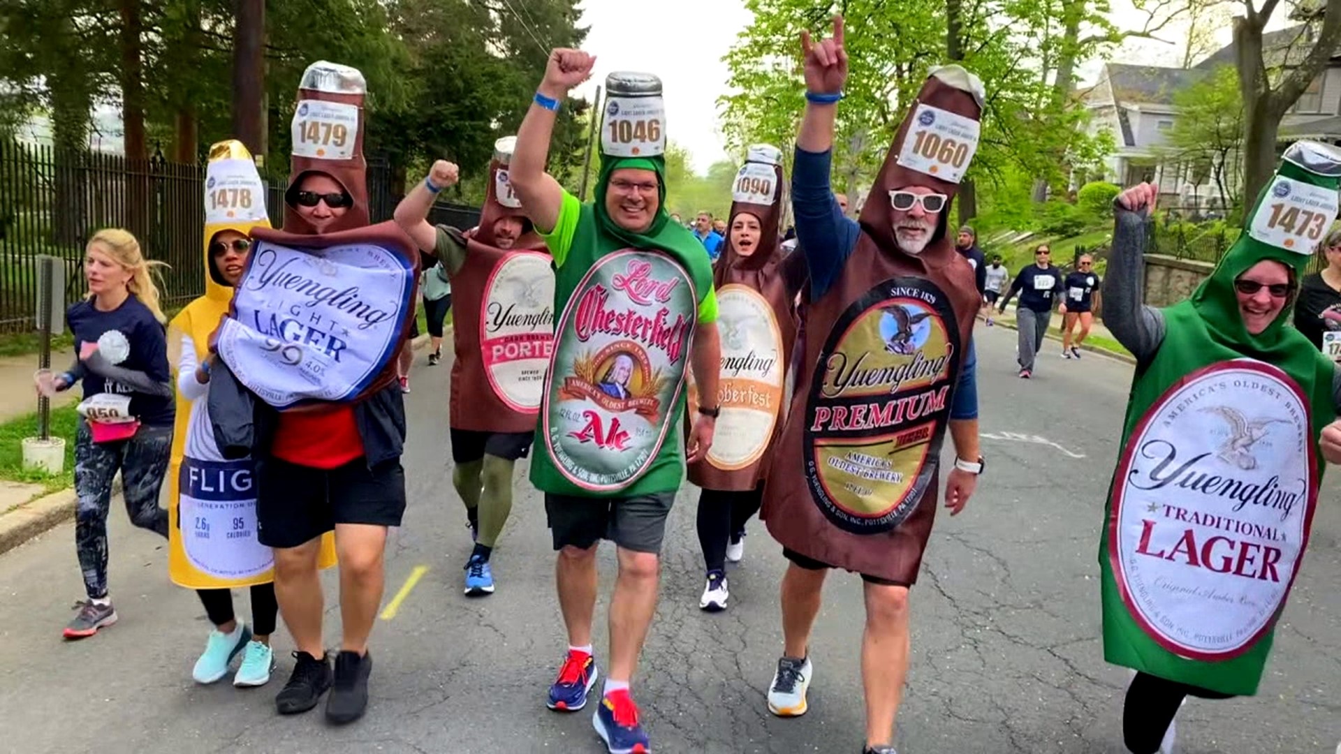 Nearly 3,000 runners were in downtown Pottsville Saturday for the 11th Annual Yuengling Light Lager Jogger 5K.