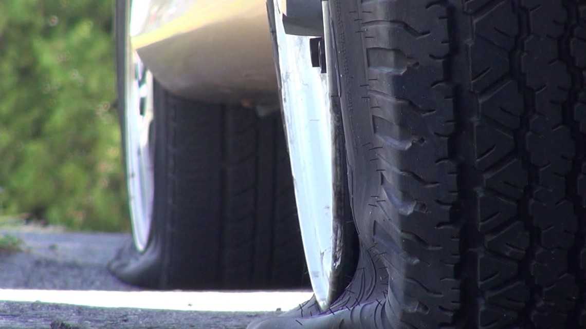 Tires Slashed in WilkesBarre