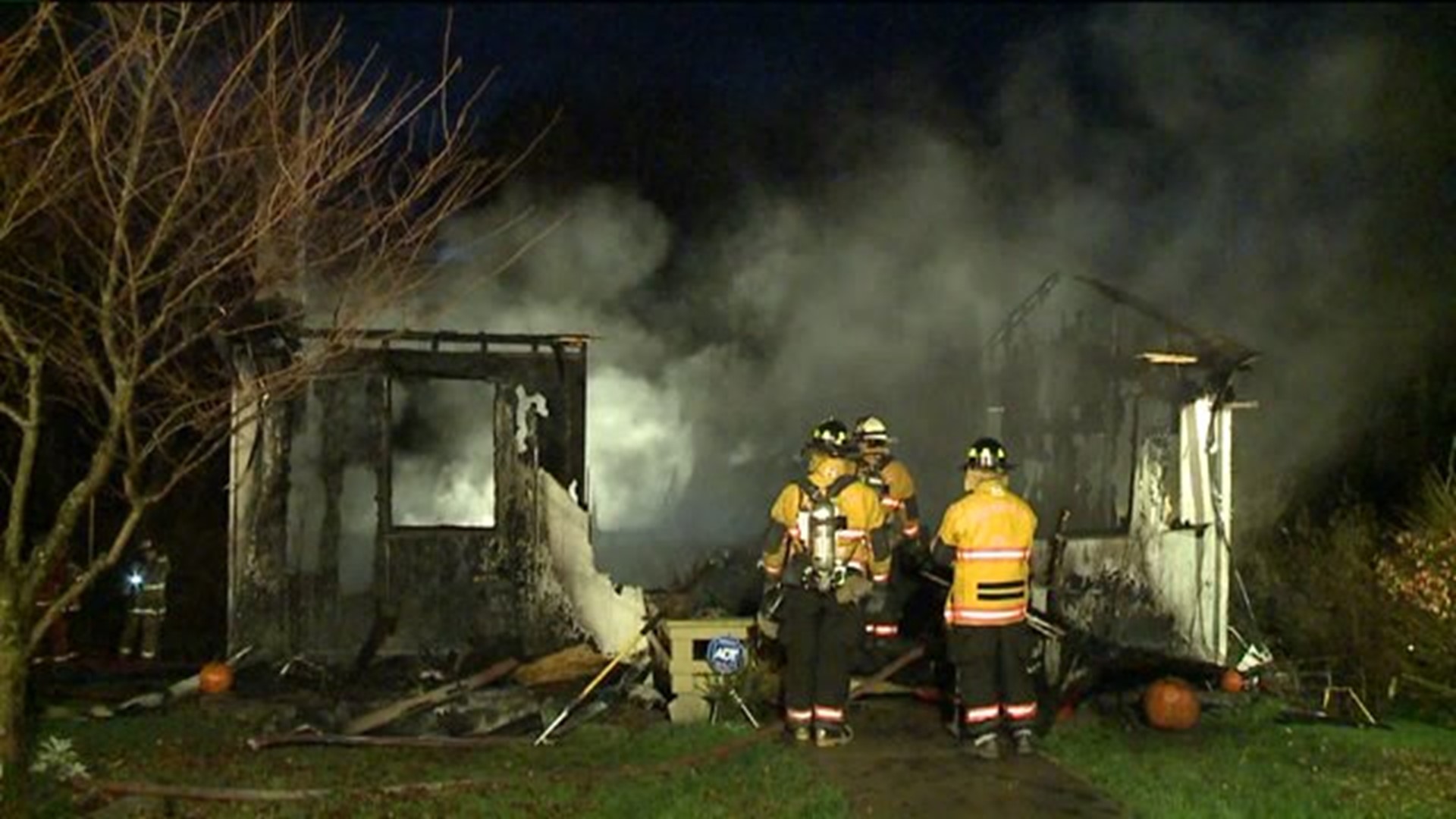 Flames Wreck Home in Lackawanna County