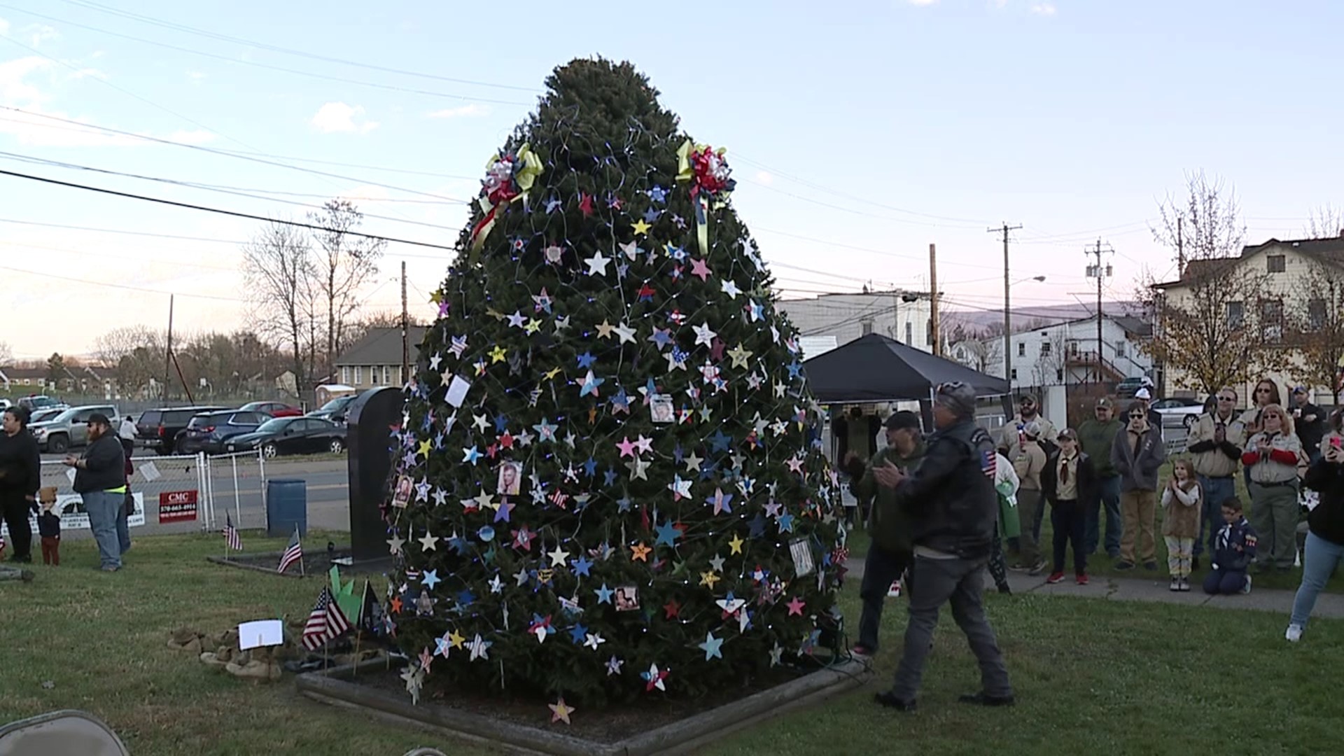 The Warrior Tree at Veterans Park in Edwardsville is now set for the season.