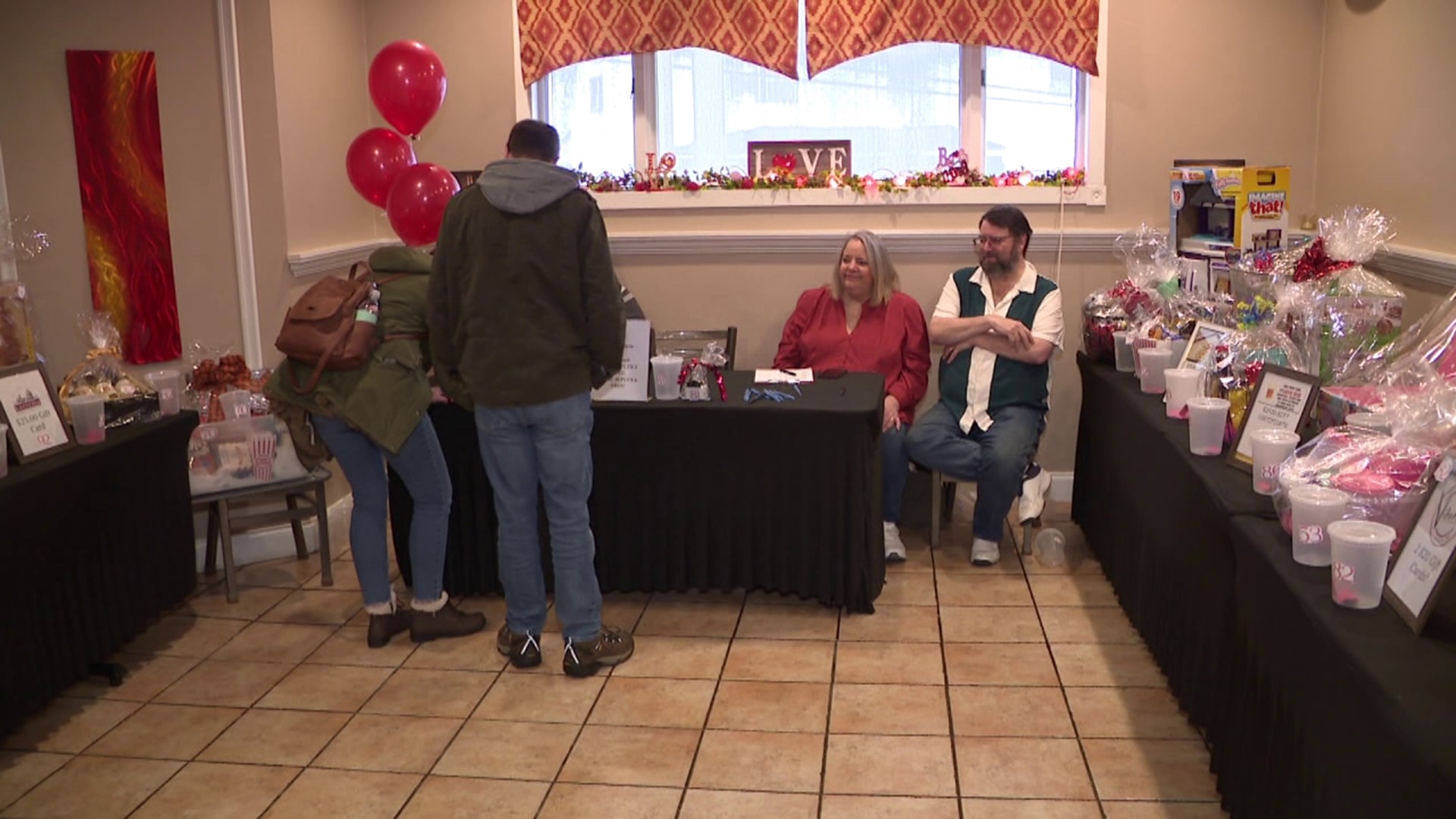 A fundraiser was held in Dunmore to help a man who is undergoing a heart procedure in Boston.