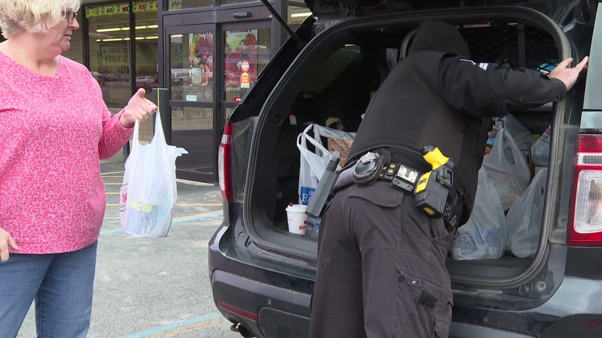 This is the fifth year for the collection in Montrose, and officers say the community is always eager to help out each year.