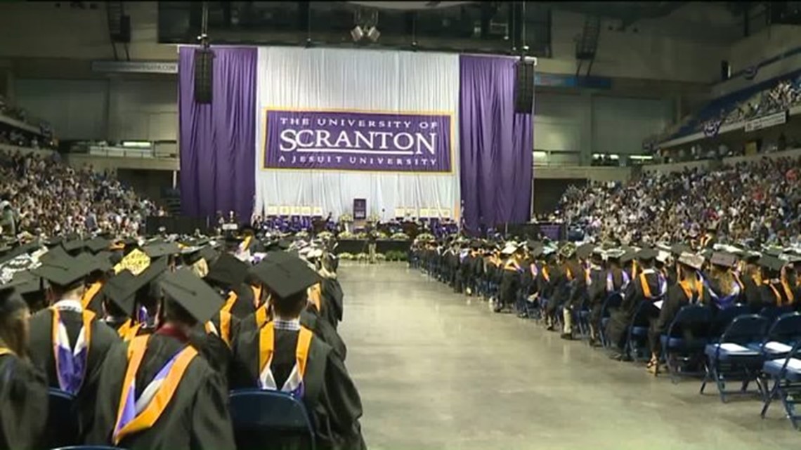 University of Scranton Holds Graduation Ceremony