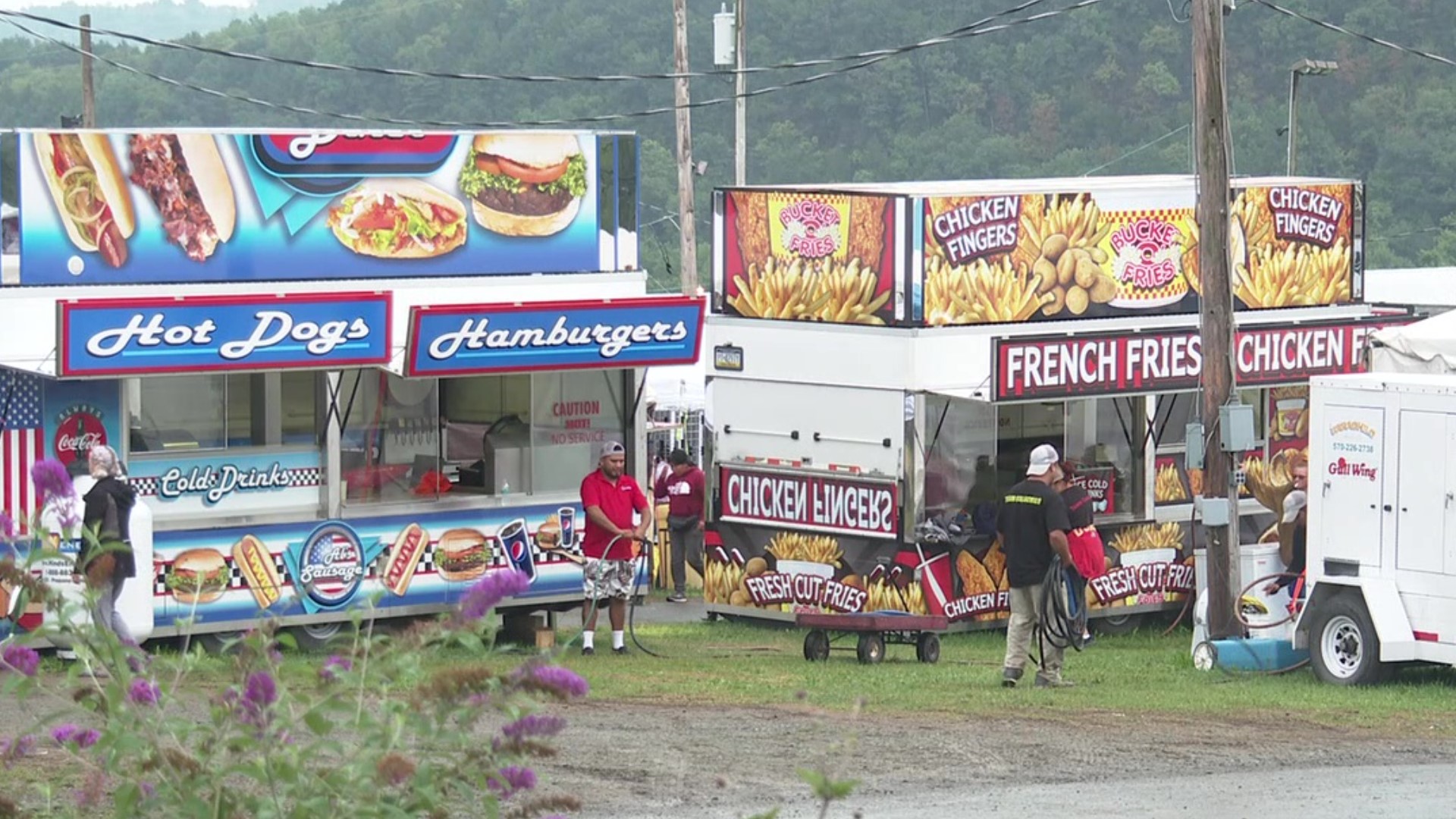 Organizers ended the fair one day early because of wet weather.
