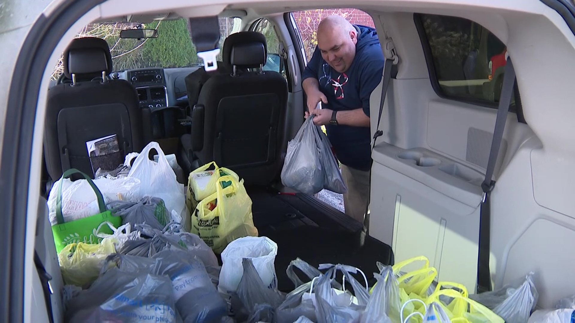 People were invited to "Cram the Van" in Northumberland County on Monday to help veterans in our area.
