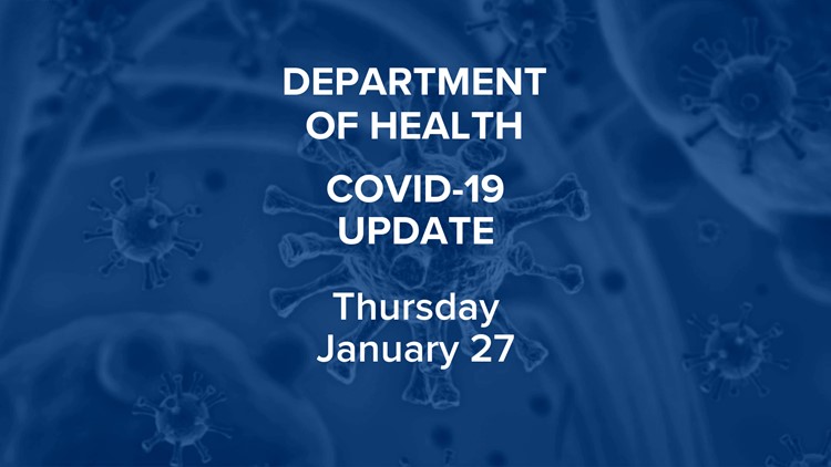 Here are the latest COVID-19 numbers in Pennsylvania for Thursday, January 27