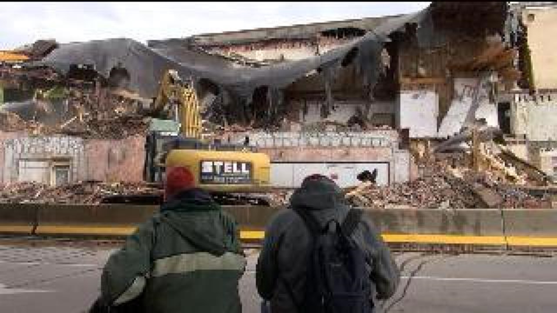 Condemned Wilkes-Barre Buildings Coming Down