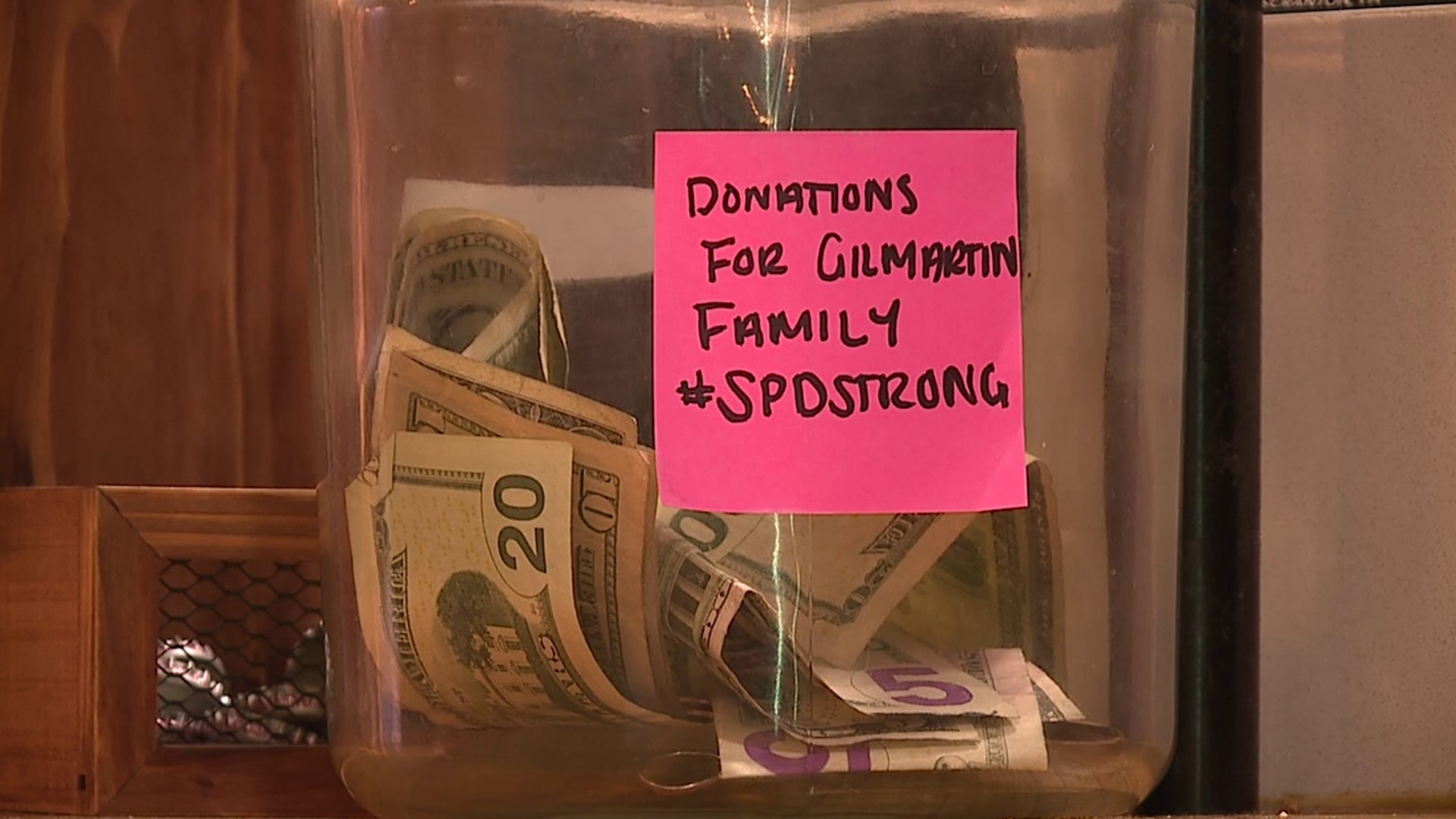 Businesses throughout Lackawanna County have shown an outpouring of support for Scranton Police Detective Kyle Gilmartin.