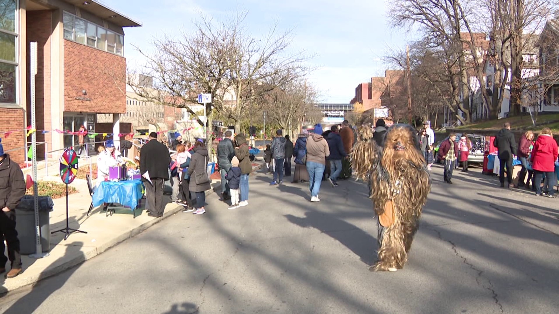 The festival was hosted by the JCC along Jefferson Avenue in Scranton.