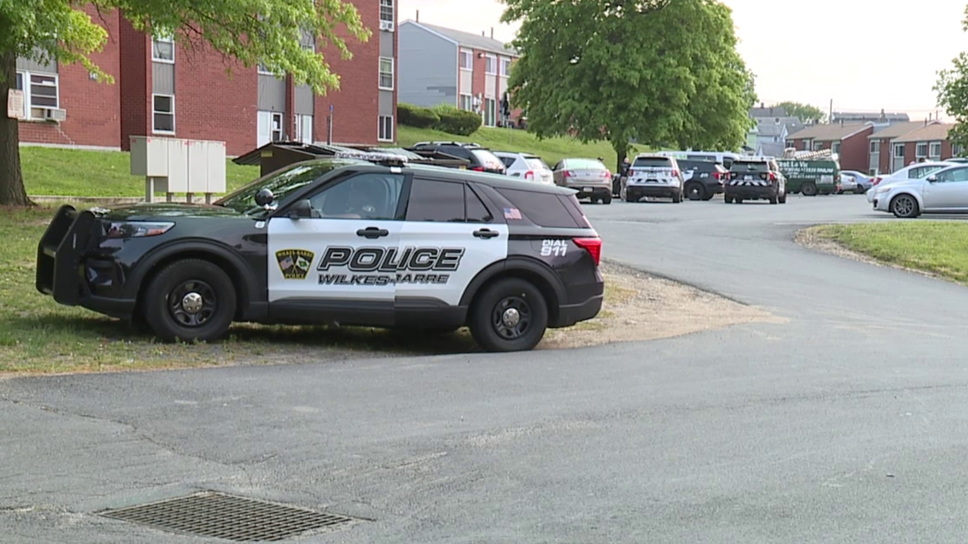 One person is in custody after shots were fired along Coal Street in Wilkes-Barre Tuesday afternoon.