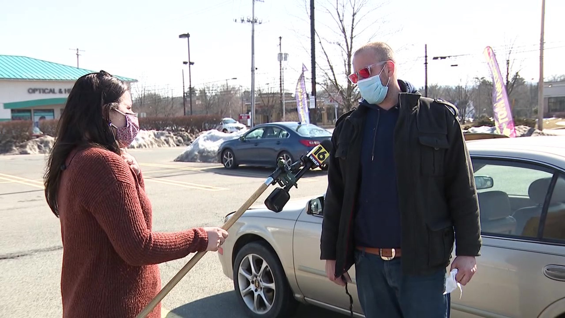 Newswatch 16's Carmella Mataloni asked if folks will take down the mask around others who are vaccinated.