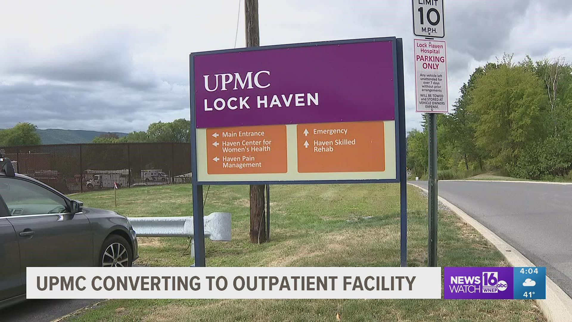 UPMC acquired the facility in Clinton County in 2017.