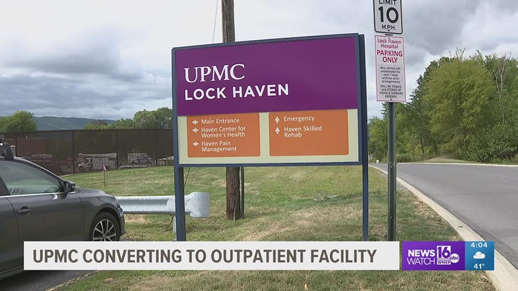 UPMC Lock Haven converting to outpatient emergency facility