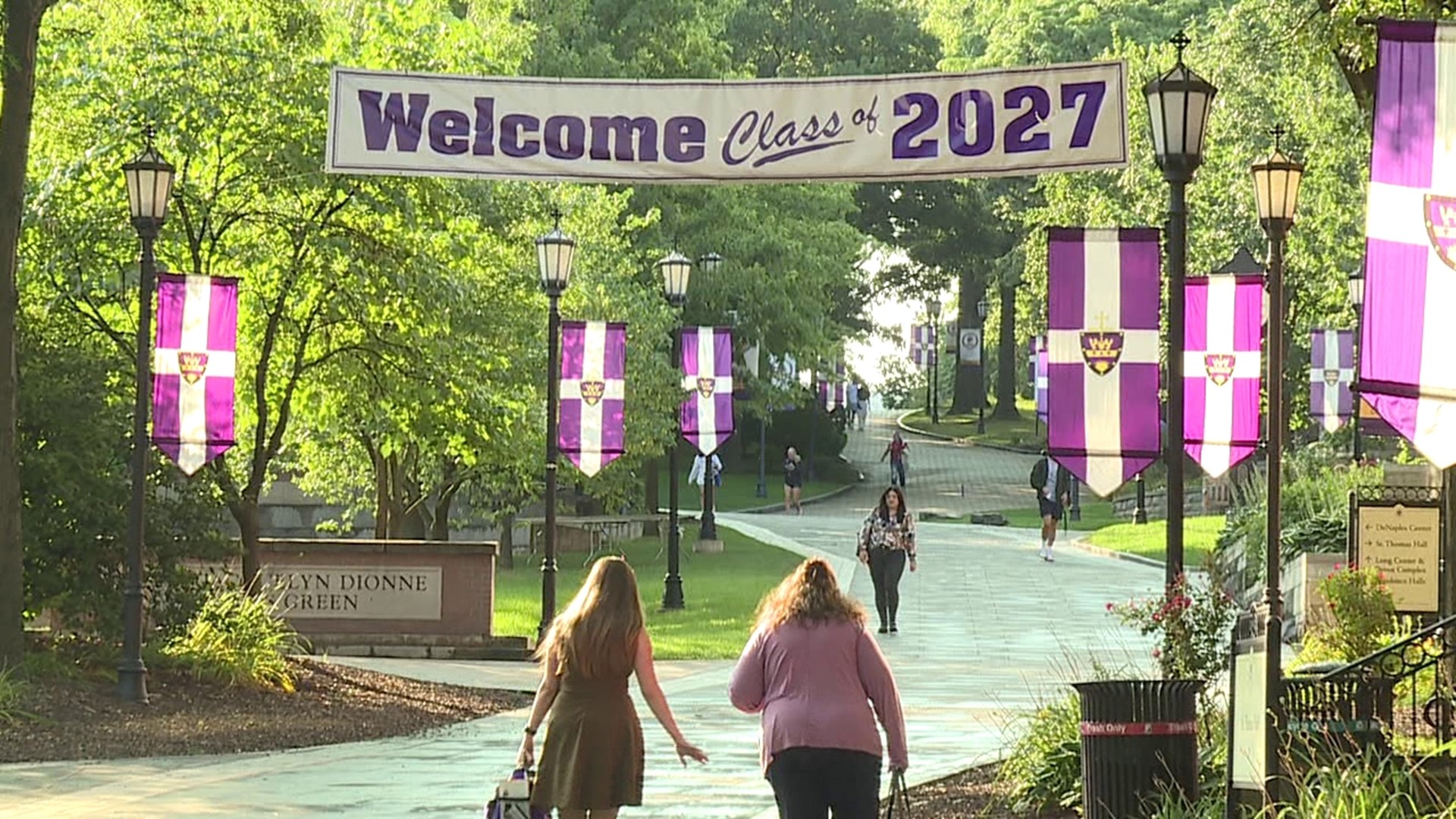 New students begin their college journey as the fall semester kicks off at a pair of Lackawanna County universities.