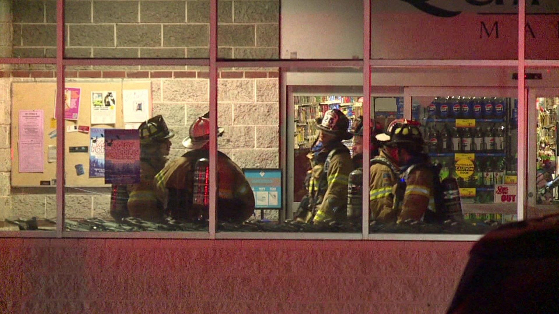 It should be business as usual at Quinn's Market along Main Street in Peckville after a vending machine in the lobby caught fire overnight.