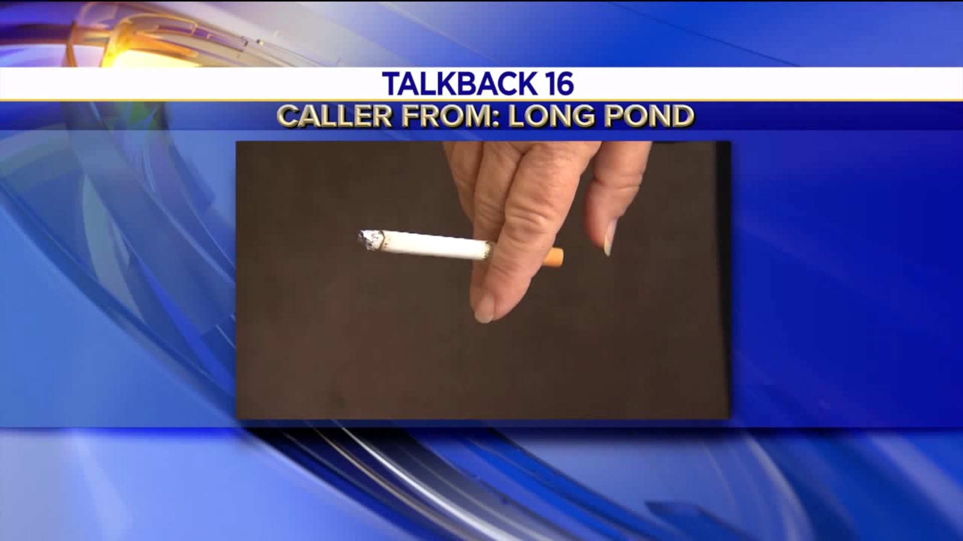 Talkback 16: Tobacco Ban in Prisons, Picking up Trash, Giraffe