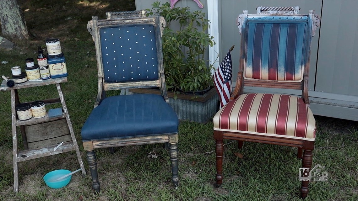 Update Upholstery With Paint!