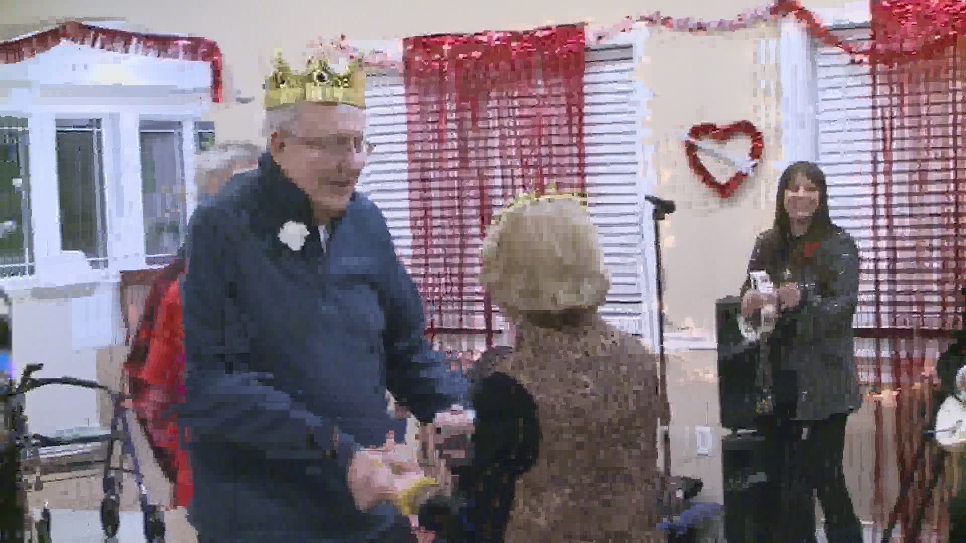 Residents of Highland Senior Living celebrated Valentine's Day by having their annual prom.