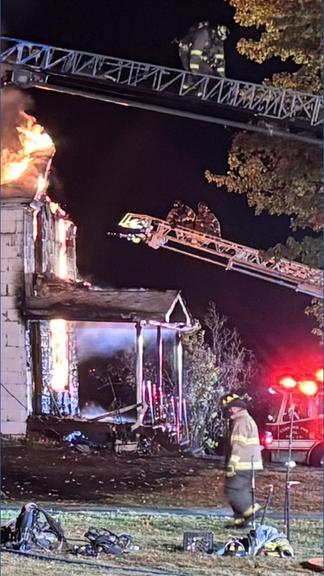 Flames destroy home in Greenfield Township | wnep.com