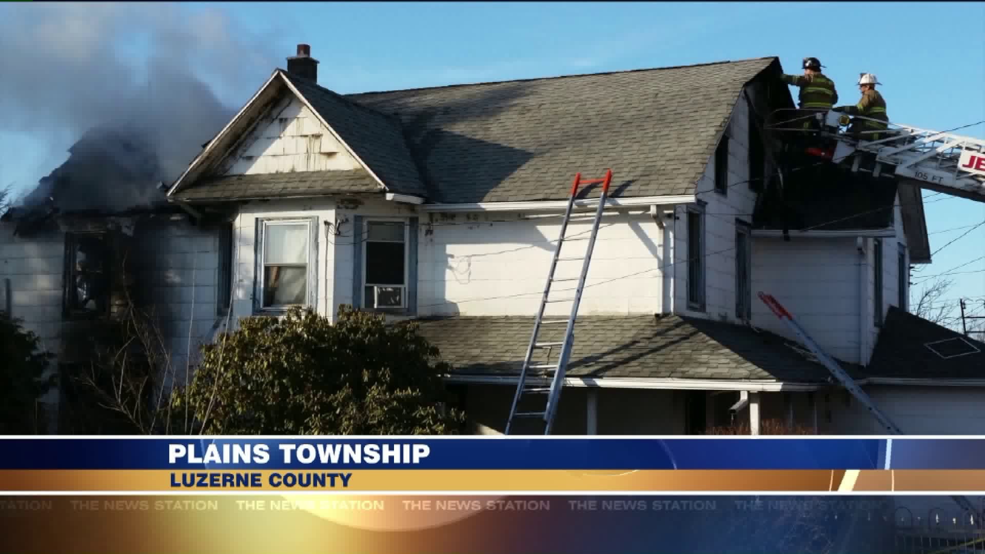 Plains Twp Home Gutted by Flames