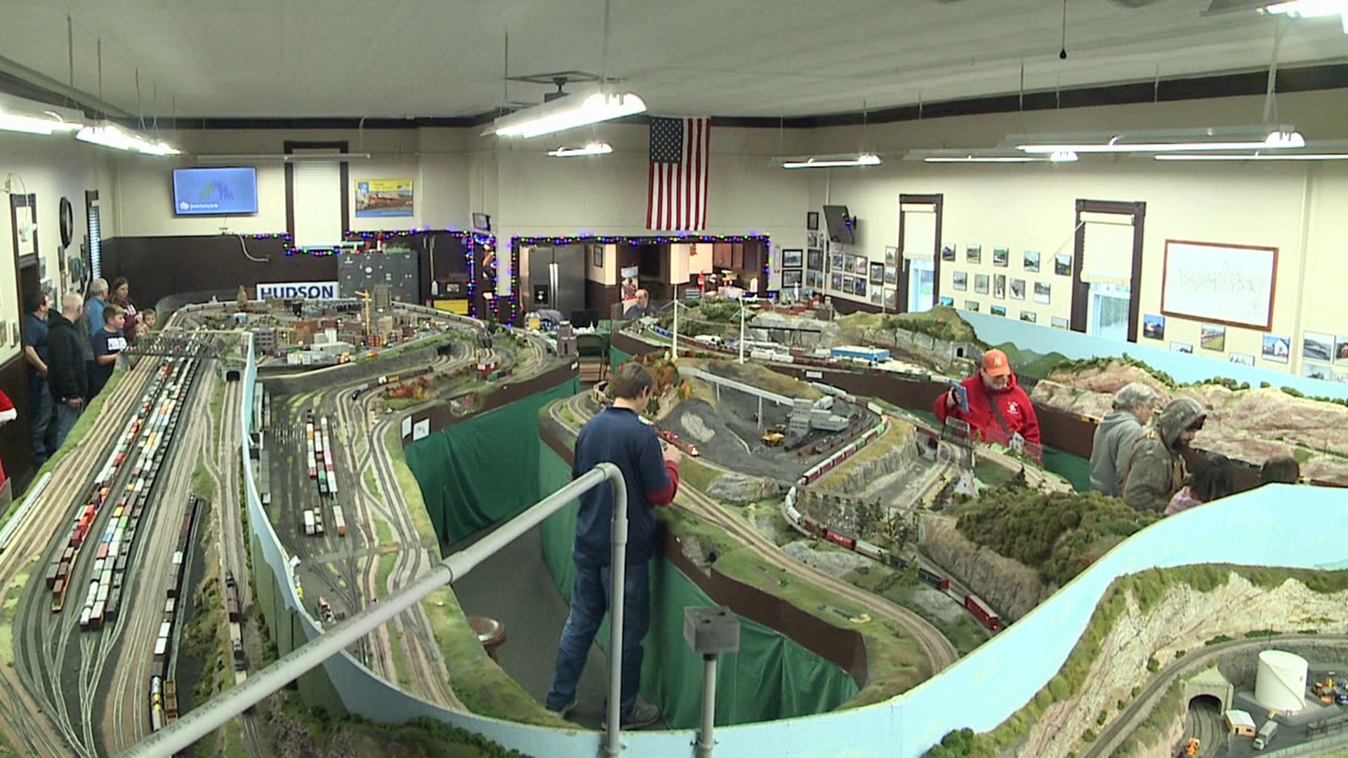 The Hudson Model Railroad Club in Plains Township welcomed folks in for the open house Sunday afternoon.