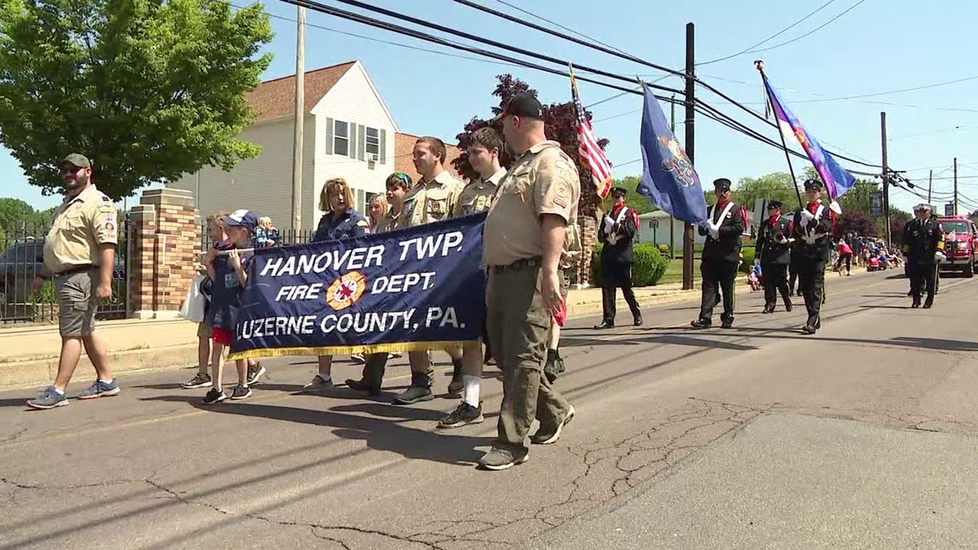 The annual parade was packed with people honoring those who served and sacrificed.