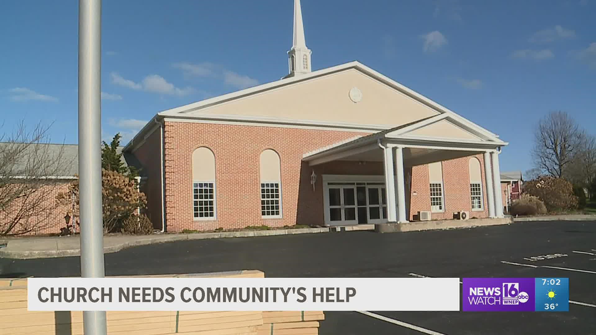 The Greenview Alliance Church near Montoursville needs $300,000 worth of repairs to its roof.