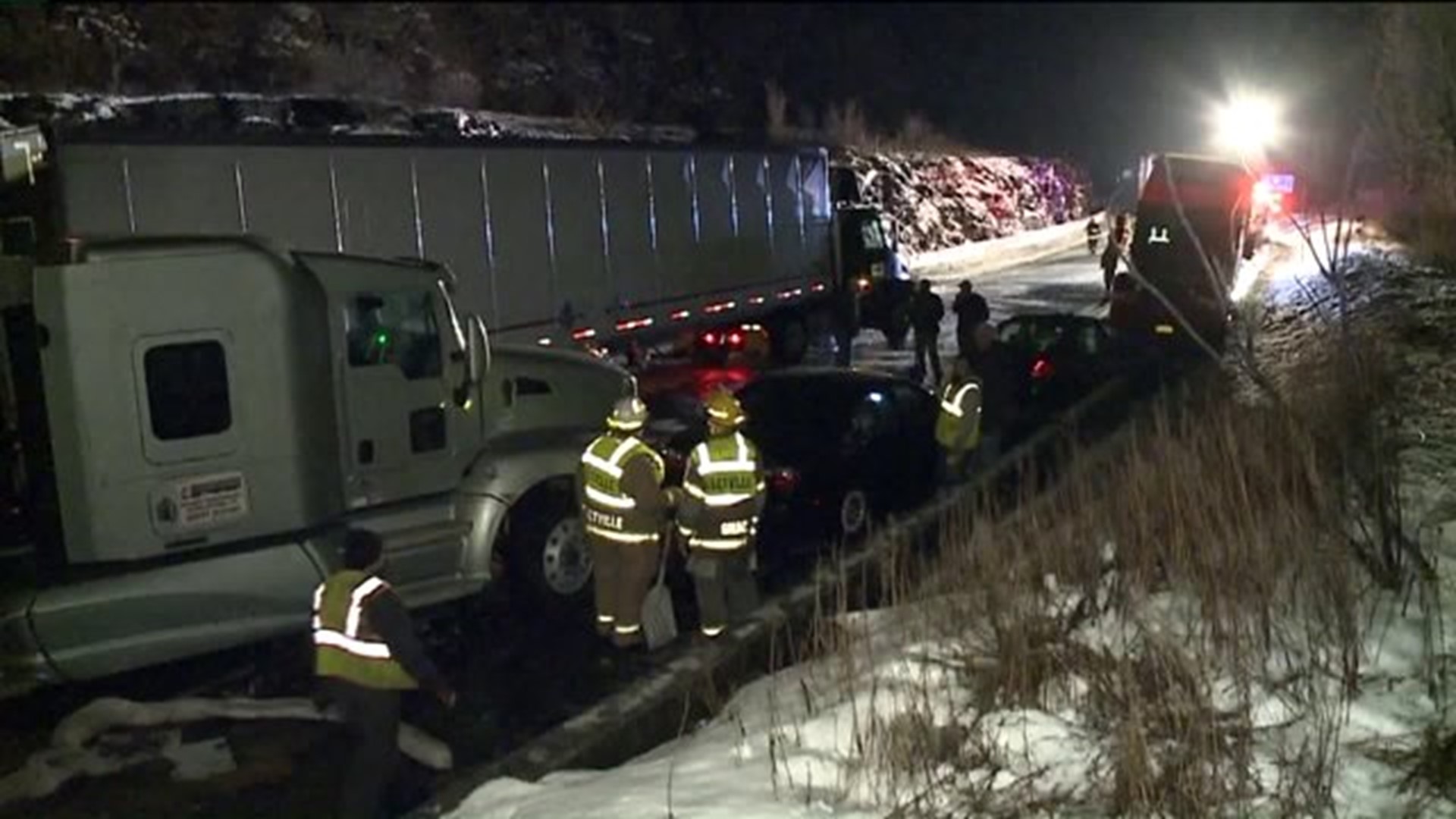 I-81 North Reopens After Multi-Vehicle Pileup