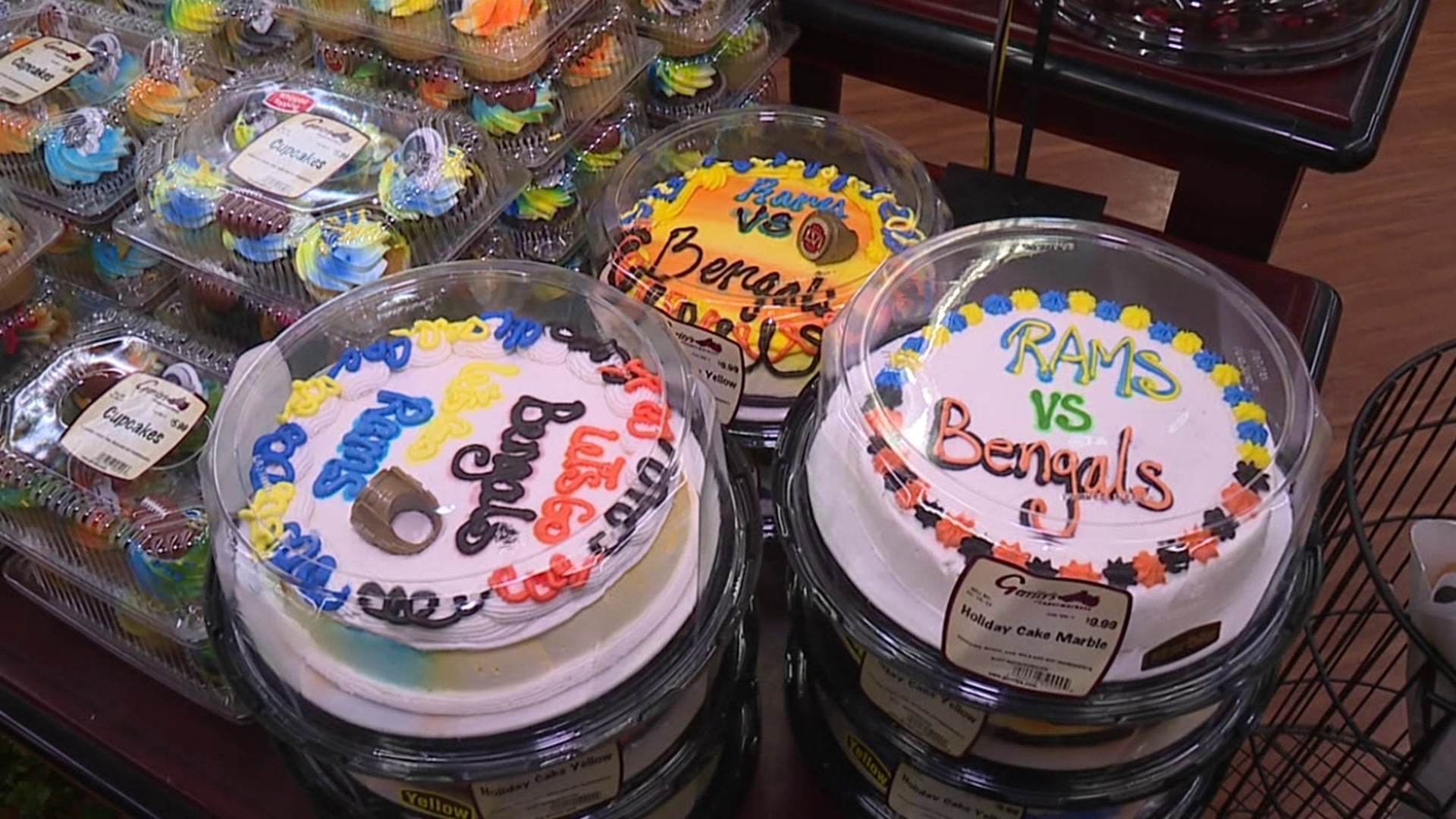 Grocery stores in our area are busy with people looking to score some game-day snacks.