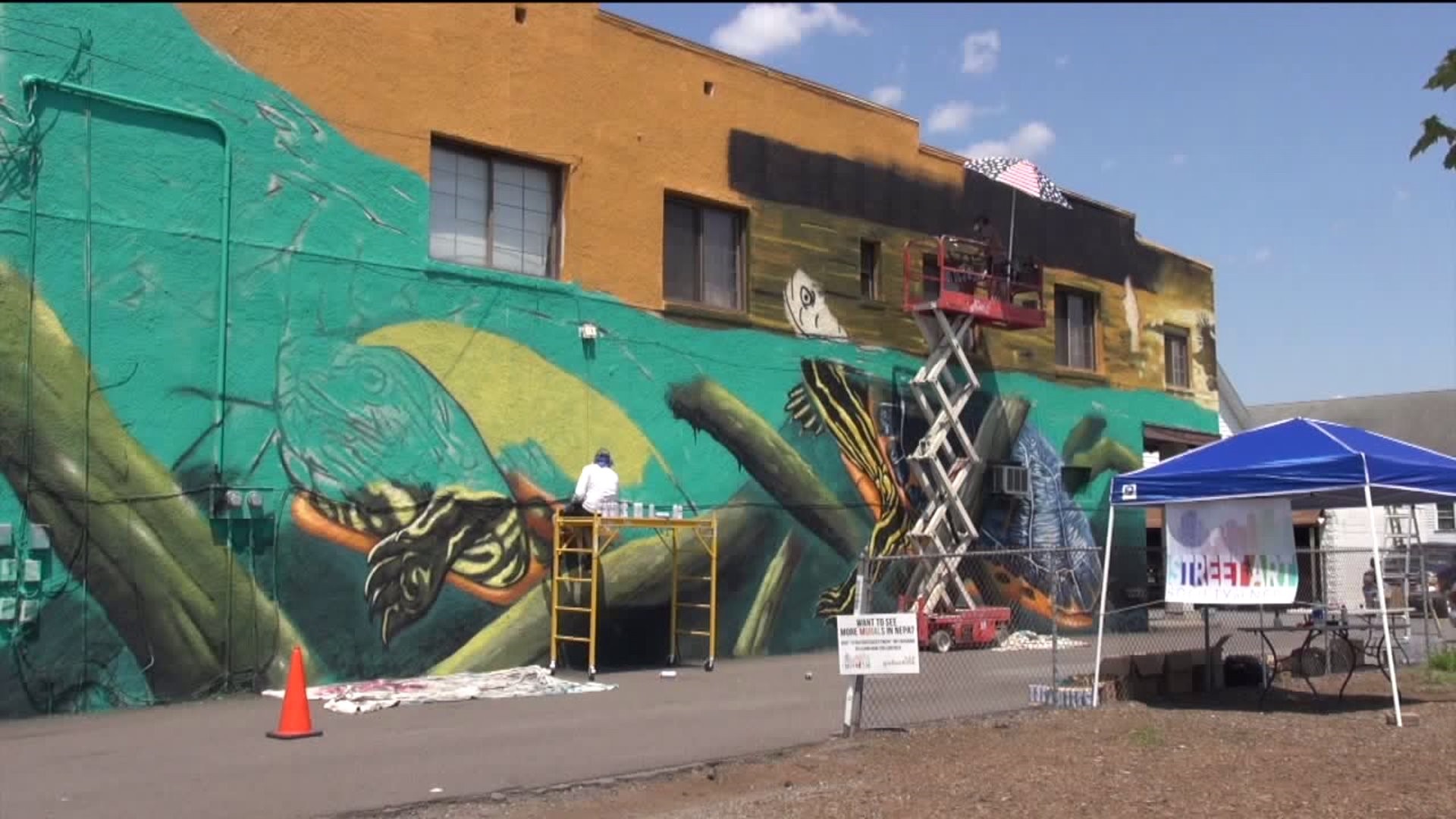 Artists Transform Buildings in Luzerne County