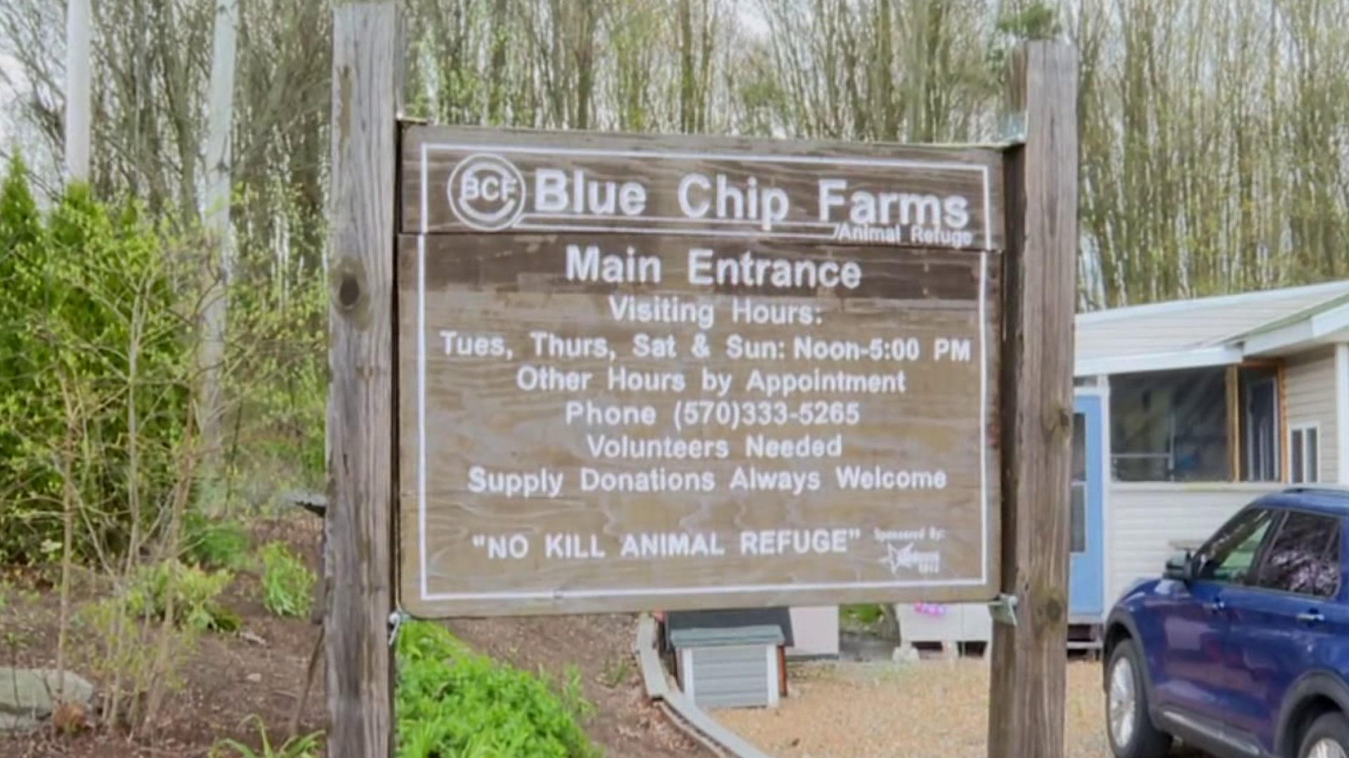 Blue Chip Farm Animal Refuge in Luzerne County is temporarily closed after a virus outbreak.