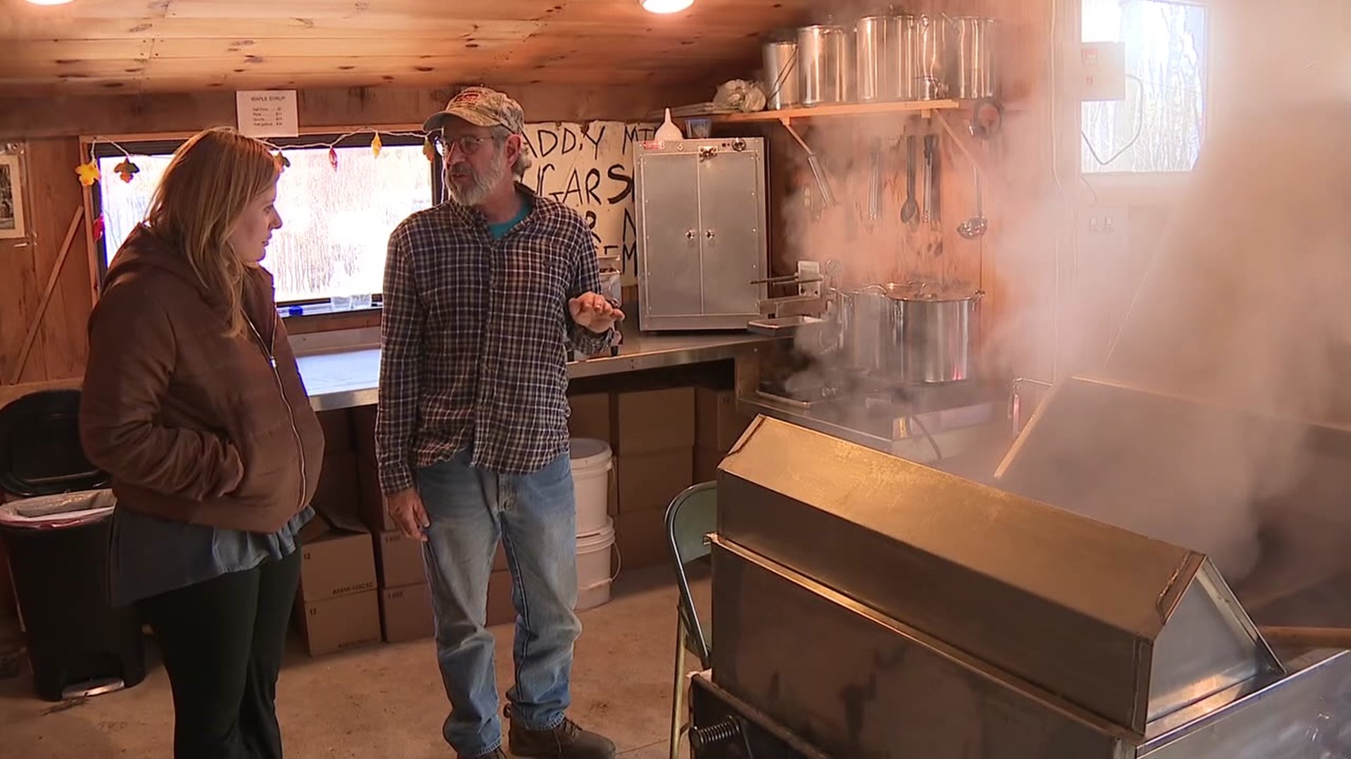 There are four to six weeks out of the year when maple sap flows from trees and that time is now.