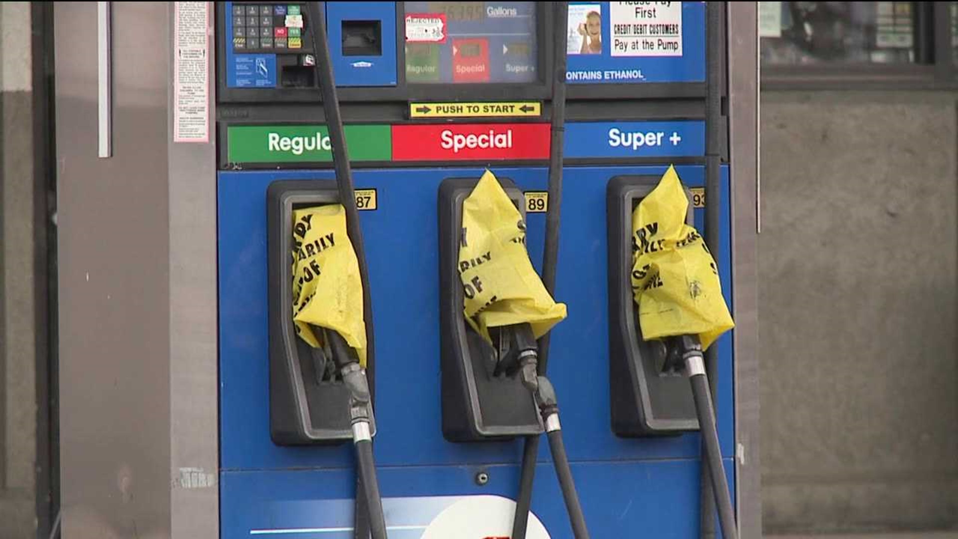Four Gas Stations Closed Near Pottsville
