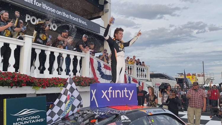 Noah Gragson Wins Xfinity Series Race at Pocono Raceway