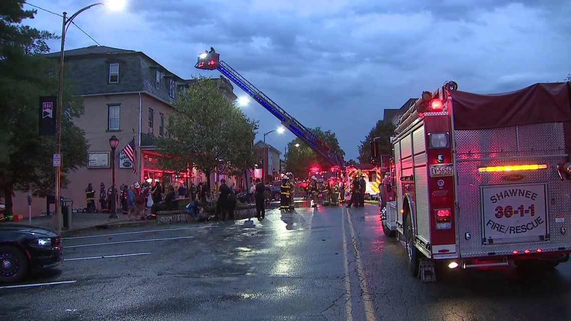 UPDATE Hardware store fire sparked by lightning strike