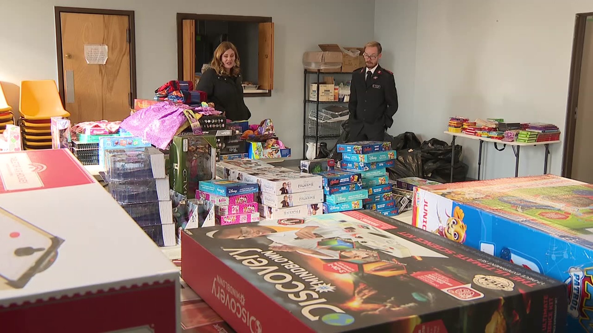 The group typically buys toys for around 300 children, but because of this surprise donation, they can now able to help even more families.