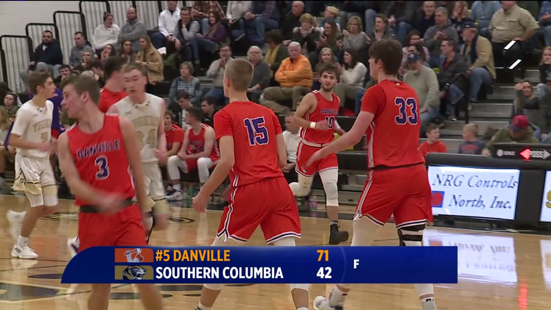 Southern Columbia vs Danville boys basketball