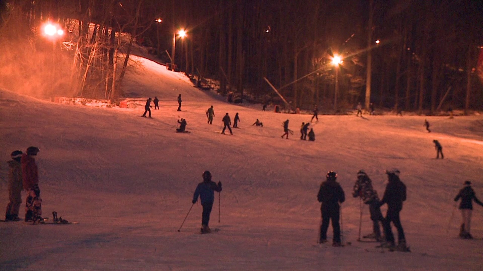 After a holiday weekend of freezing temperatures, skiers layered up and hit the slopes.