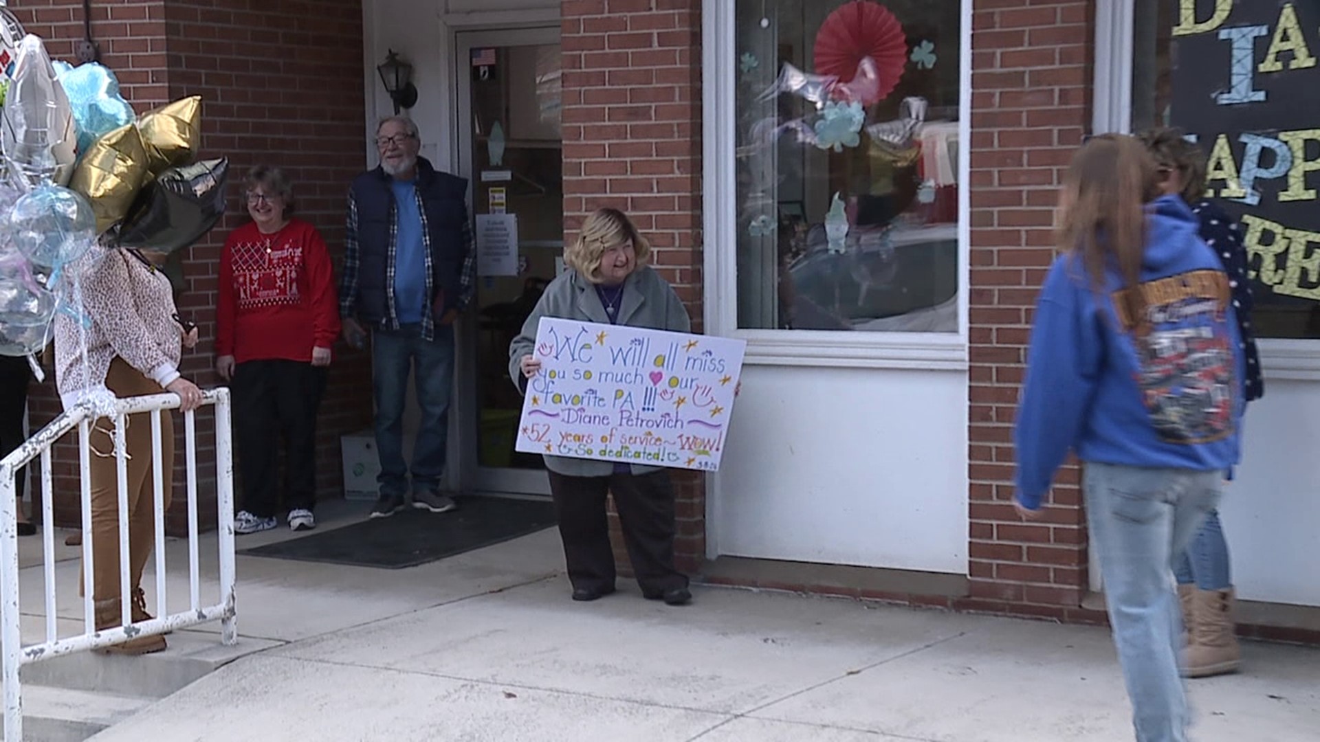 A retiring physician assistant got quite the surprise send-off in Schuylkill County.