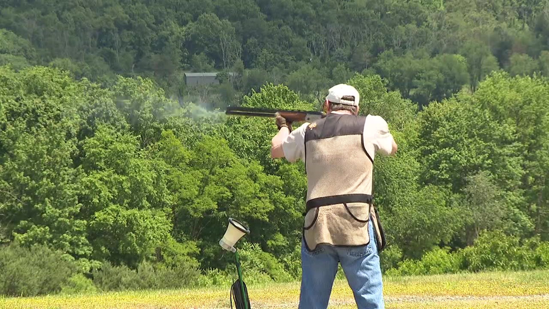Thousands of people are now attending the annual trap shooting event in Elysburg.