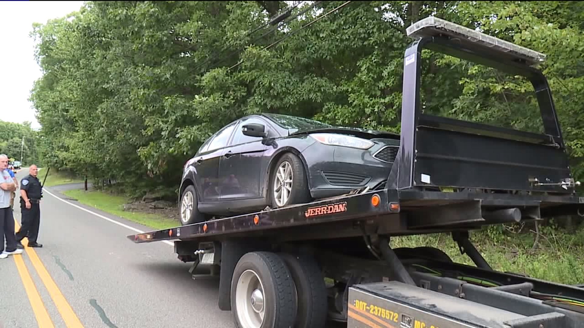 Car, Truck Collide in Luzerne County